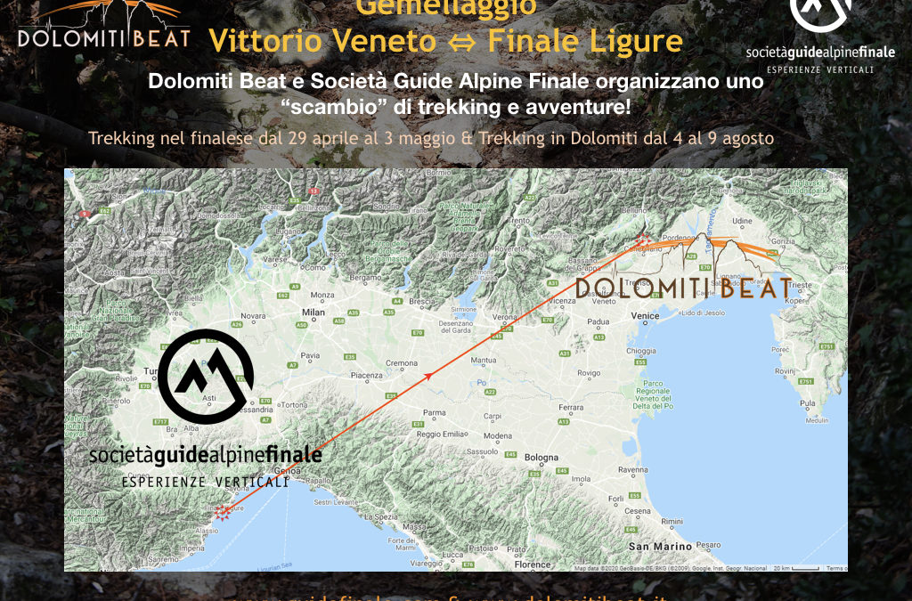 “TWINNING TREKKING” WITH FINALE LIGURE & VITTORIO VENETO (Dolomiti)