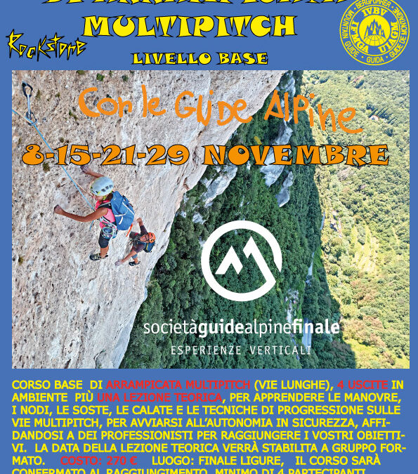 MULTIPITCH CLIMBING COURSE 2020